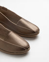 Basic Bronze Leather Espadrille