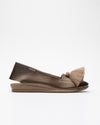 Bronze Leather Espadrille