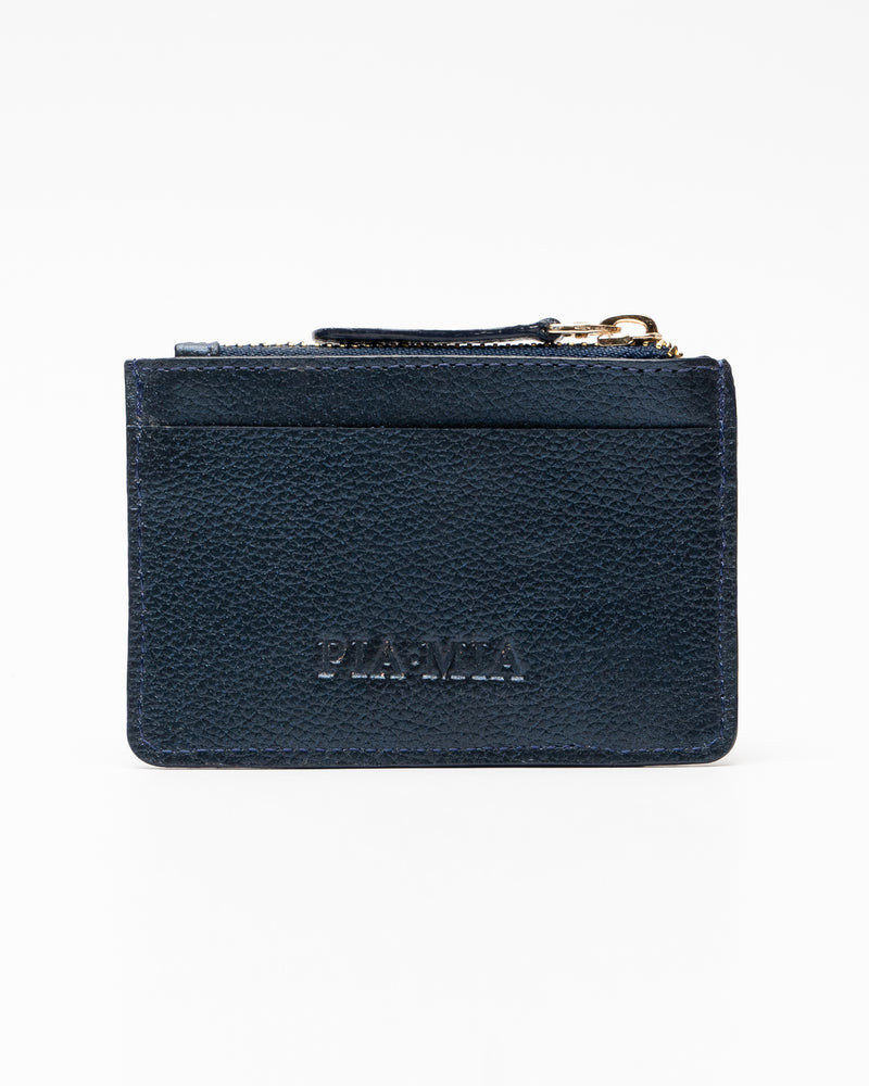 Metalic Blue Monserrat Cardholder