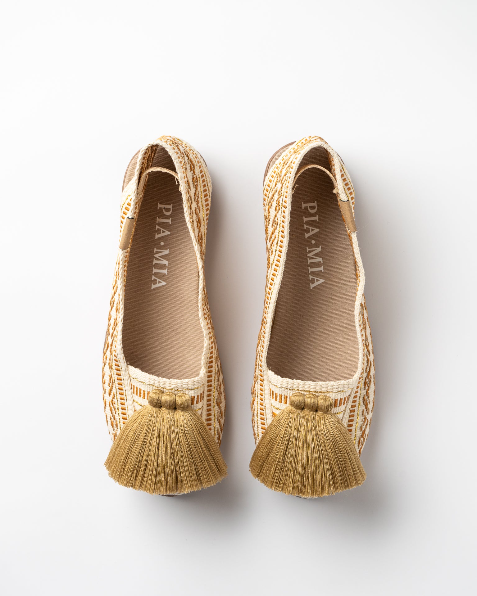 Valencia Gold Camel Espadrille PIA MIA Handmade Shoes